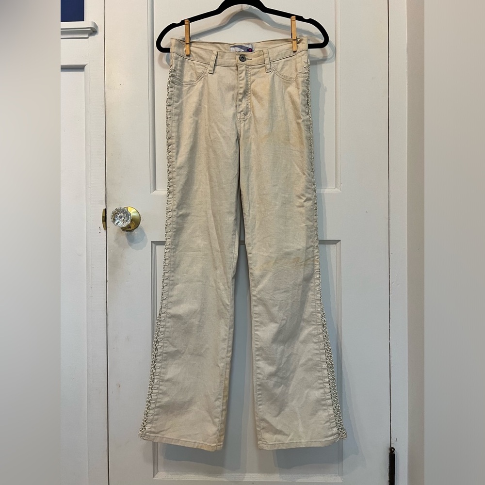 Vintage Rave Girl Y2K crochet pants - 27” Waist